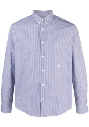 Sporty & Rich SRC striped cotton shirt - Blue