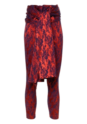 Jean Paul Gaultier Pre-Owned 1990s sash-detail trousers - Red