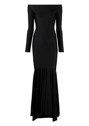 Atu Body Couture off-shoulder flared gown - Black
