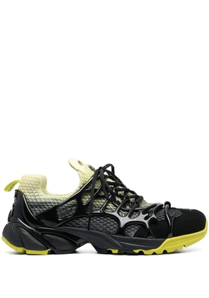 44 LABEL GROUP panelled-design low-top sneakers - Black