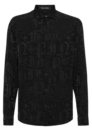 Philipp Plein Gothic Plein-print shirt - Black
