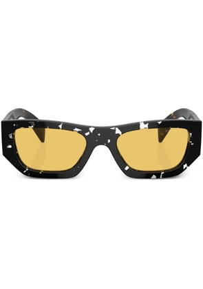 Prada Eyewear tortoiseshell-effect geometric sunglasses - Brown