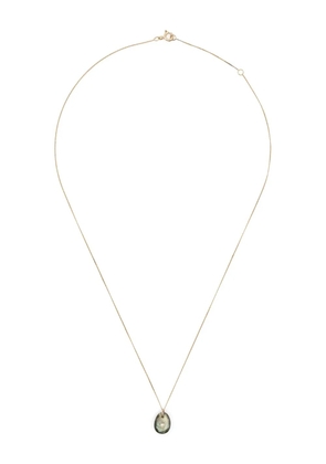 Pascale Monvoisin 9kt yellow gold Orso diamond and labradorite necklace
