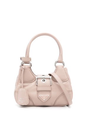 Prada triangle-logo tote bag - Neutrals