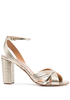 Aquazzura Very Sundance 85mm sandals - Gold