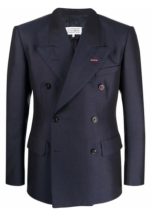 Maison Margiela double-breasted navy blazer - Black