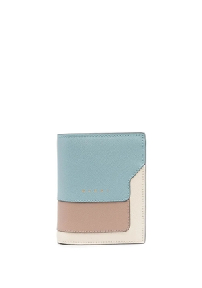 Marni colour-block leather wallet - Neutrals