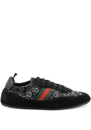 Gucci Shift GG crystal sneakers - Black