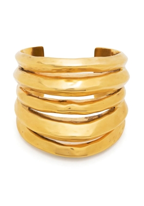 Goossens Spirale open-back cuff bracelet - Gold