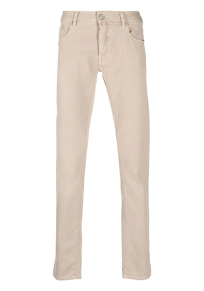 Moorer straight-leg jeans - Neutrals
