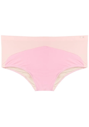 Amir Slama panelled swim trunks - Pink