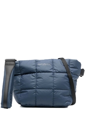 VeeCollective quilted square crossbody bag - Blue