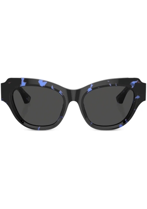 Burberry Eyewear rose monogram cat-eye sunglasses - Blue