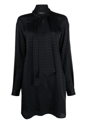 Fabiana Filippi houndstooth-print minidress - Blue