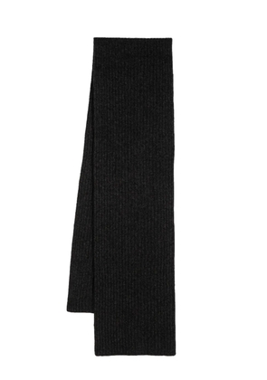 N.Peal Chunky Rib scarf - Black