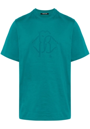 Roberto Cavalli logo-print cotton T-shirt - Green