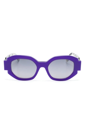 Face À Face Notchi square-frame sunglasses - Blue