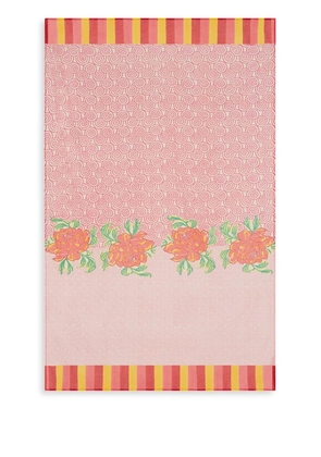 Lisa Corti Camelia Magenta beach towel - Pink