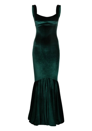 Atu Body Couture velour sleeveless maxi dress - Green