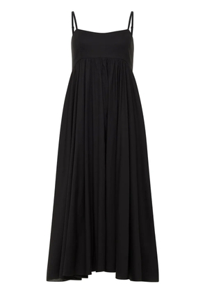 AZEEZA Rachel poplin midi dress - Black