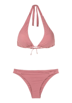 Amir Slama halterneck triangle bikini - Pink