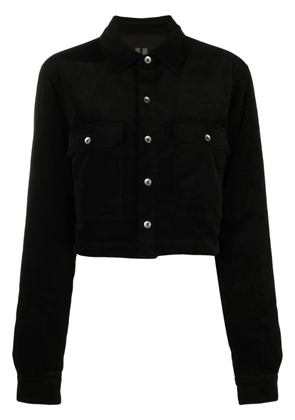 Rick Owens DRKSHDW corduroy cropped jacket - Black