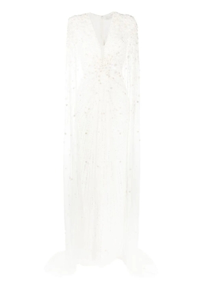 Jenny Packham Sweet Wonder sequined gown - White