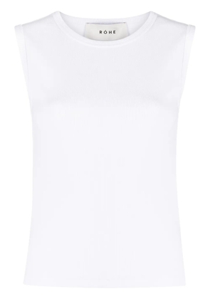 Róhe organic cotton-blend tank top - White