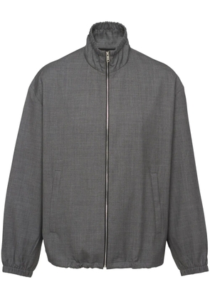 Prada wool blouson jacket - Grey