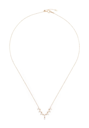 Persée 18kt yellow gold Triangle diamond tennis necklace