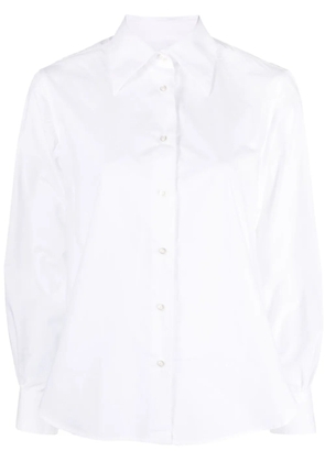 Officine Generale long-sleeve cotton shirt - White