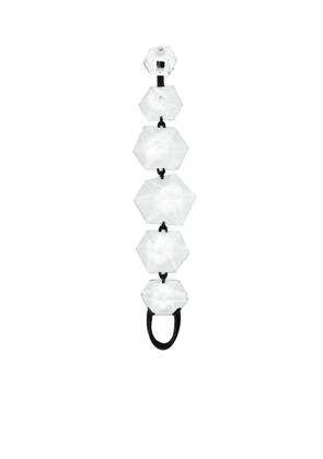 Monies Jocus transparent-design bead bracelet - White