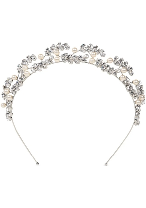 Jennifer Behr Delilah crystal-embellished headband - Silver