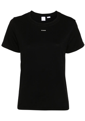 PINKO mini-logo T-shirt - Black
