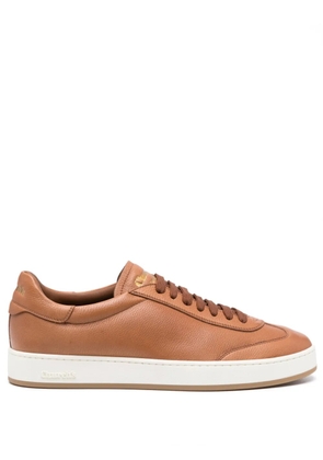 Church's logo-debossed leather sneakers - Brown