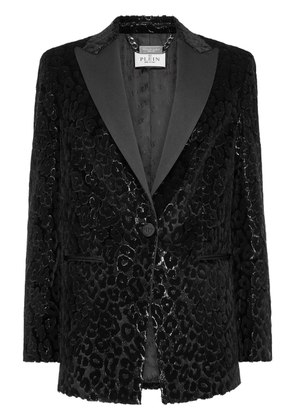 Philipp Plein velvet blazer - Black