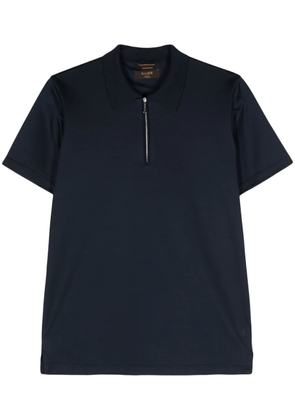 Moorer Jericho cotton polo shirt - Blue