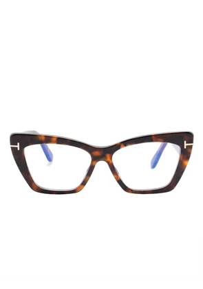 TOM FORD Eyewear cat-eye glasses - Brown