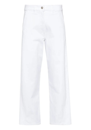 Fabiana Filippi high-rise straight-leg denim - White