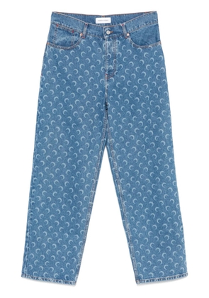 Marine Serre Moon Laser jeans - Blue