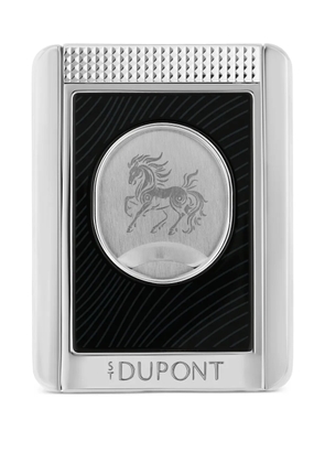 S.T. Dupont horse patterned cigar cutter - Black