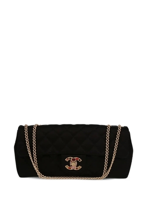 CHANEL Pre-Owned 2009 diamond-quilted shoulder bag - Black