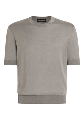 Dolce & Gabbana short-sleeve crew-neck T-shirt - Grey