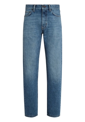 Zegna Roccia stone-washed jeans - Blue
