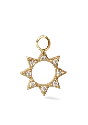 Lark & Berry 9kt yellow gold Summer Sun diamond charm