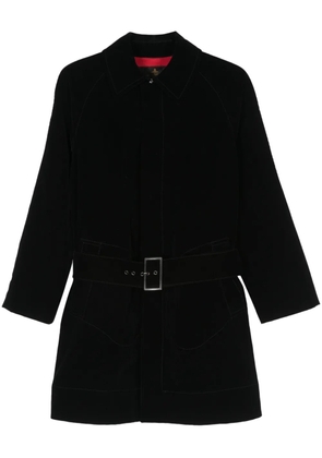 Vivienne Westwood Pre-Owned 2017-2018's suede coat - Black