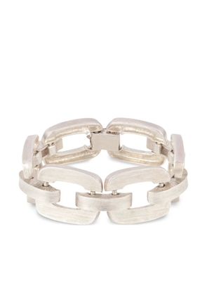 Susan Caplan Vintage pre-owned Articulated chain-link bracelet - Silver