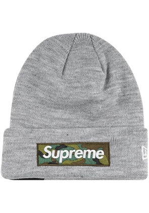 Supreme x New Era box logo beanie - Grey