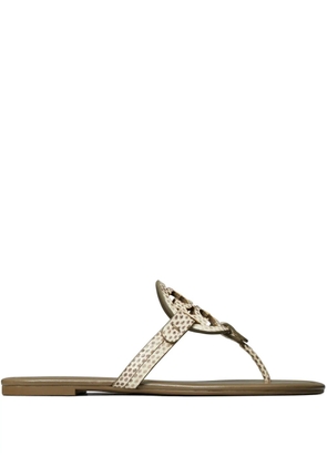 Tory Burch Miller leather sandals - Neutrals