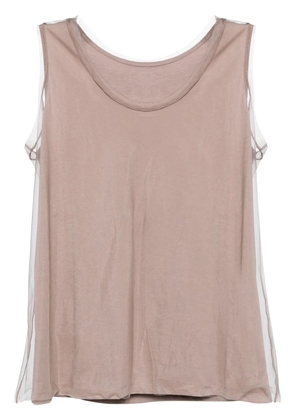 JNBY mesh-detailing top - Neutrals